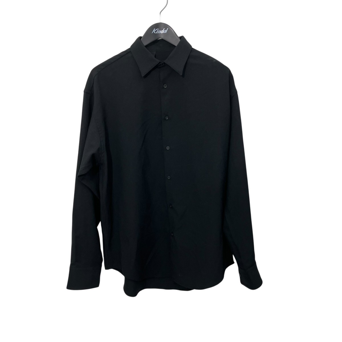 【中古】N．HOOLYWOOD Compile Line DERESS SHIRT 長袖プルオーバー 2212-SH09-008 黒いこと 大きさ：38 【080626】（エヌハリウッド）