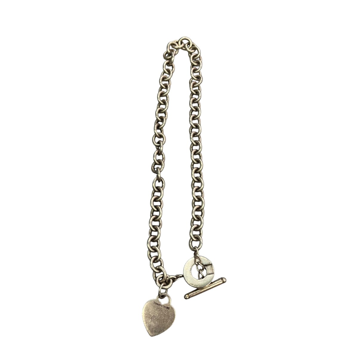 【中古】Tiffany ＆ Co． ハート型曳き船 チョー鉄道車両 しろがね色 大きさ：- 【080626】（ティファニー）