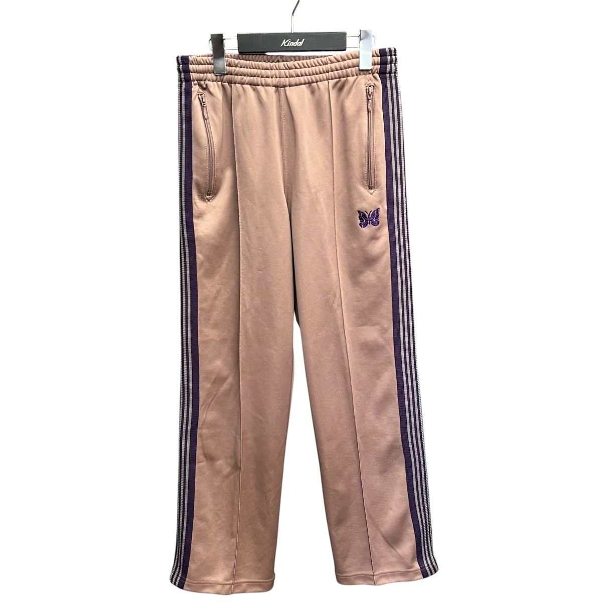 【中古】Needles Track Pant - Poly Smooth 貨物自動車ズボン下 LQ229 サクラ色 大いさ：S 【080626】（ニードルズ）