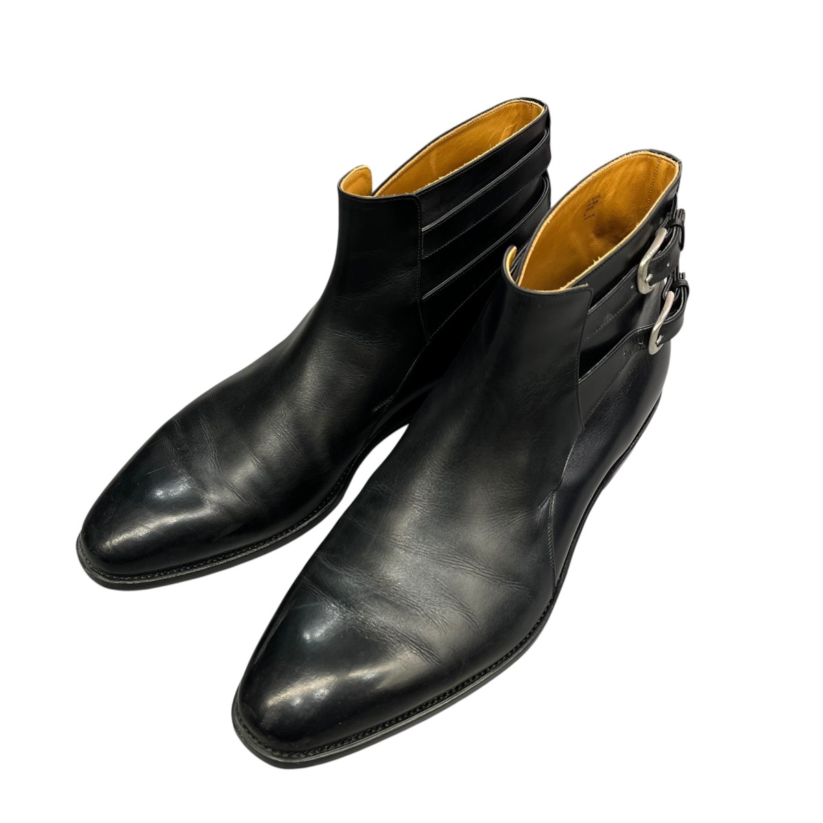 【中古】CALMANTHOLOGY LIP BOOTS ブーツ A6078 黒いこと 大きさ：UK8.5 【080626】（カルマンソロジー）
