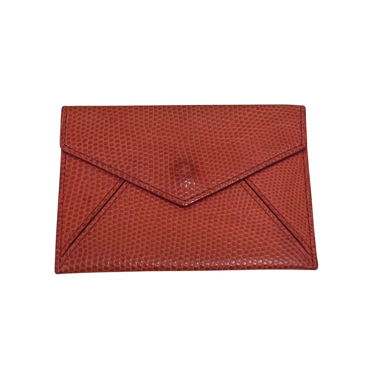 【中古】DELVAUX 通行手形容れもの 赤いこと 【080626】（デルヴォー）