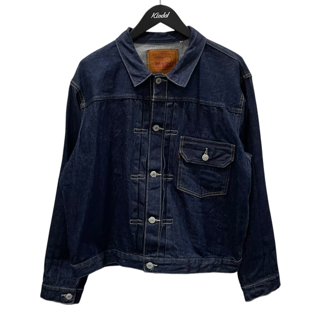 【中古】LEVI&rsquo;S　デニムジャケット 506XX 1st 36年モデル TYPE BIG E 日本製 70506-0028 インディゴ サイズ：44 【090626】（リーバイス）｜ブランド古着のカインドオル