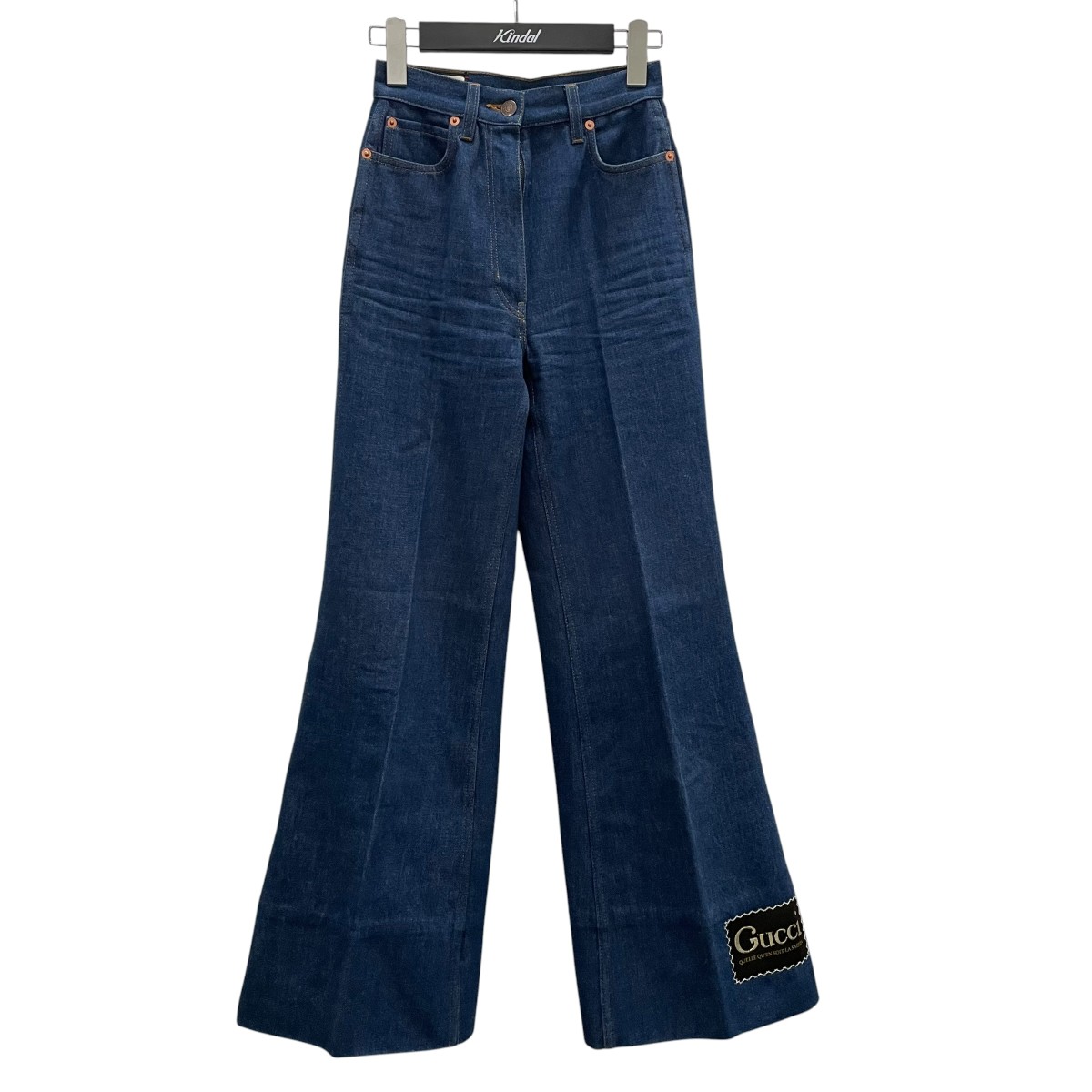 【中古】GUCCI 太陽フレア ジーンズズボン下 624217 インディゴ 大きさ：20 【090626】（グッチ）