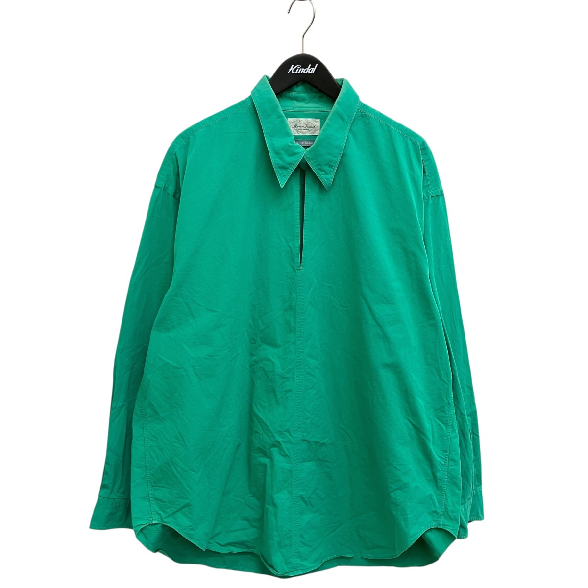 【中古】Marvine Pontiak Shirt Makers Skipper SH 旗がしらプルオーバー MPSM-1904S 緑であること 大きさ：ONE SIZE 【090626】（マーヴィンポンティアックシャツメイカーズ）