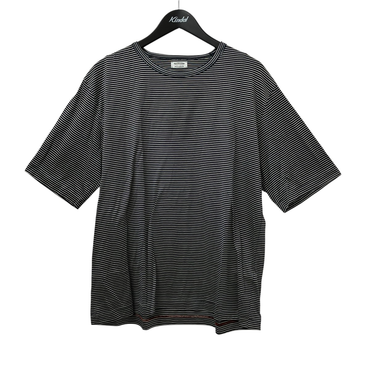 【中古】MAATEE＆SONS 25SS SILK S SLEEVE LOOSE TEE ティーシャツ MT5103-0814 米国海軍 大きさ：2 【090626】（マーティーアンドサンズ）