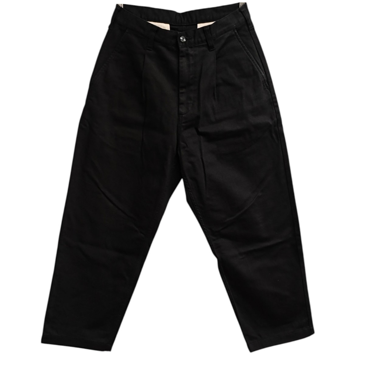 【中古】Hysteric Glamour 1プリーツチノパンツ 黒いこと 大きさ：S 【080626】（ヒステリックグラマー）