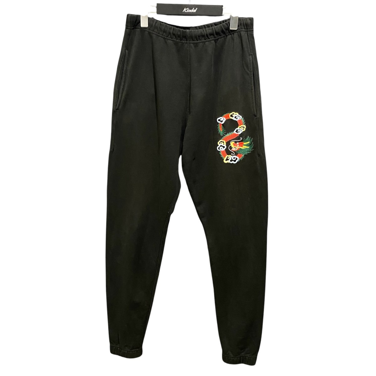 【中古】KENZO Embroidered Dragon Jogging Pants 黒いこと 大きさ：M 【080626】（ケンゾー）