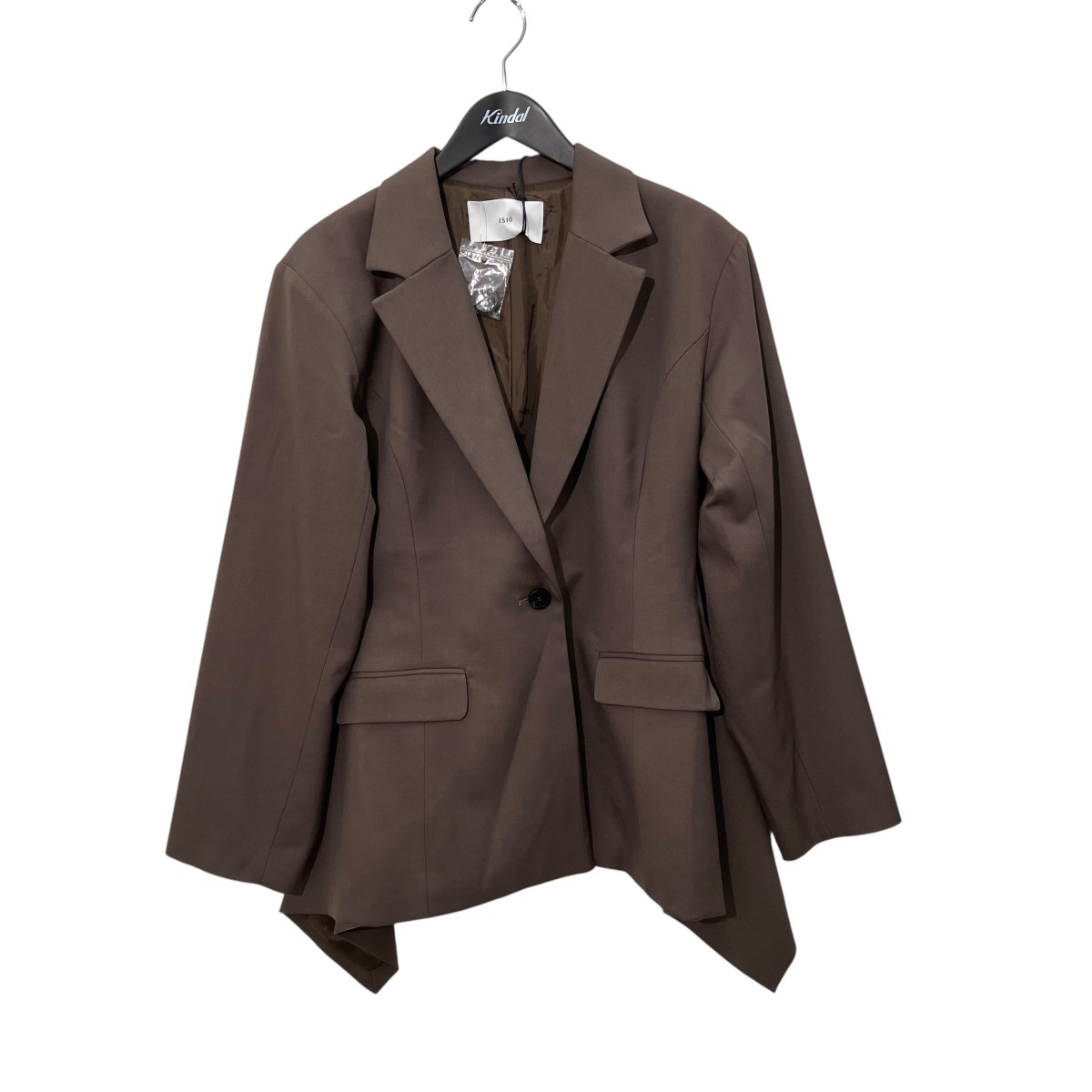 【中古】ESIO Sculpted tailoring テーラードジャケット EA-0003 モカ 大きさ：Free 【080626】（エシオ）