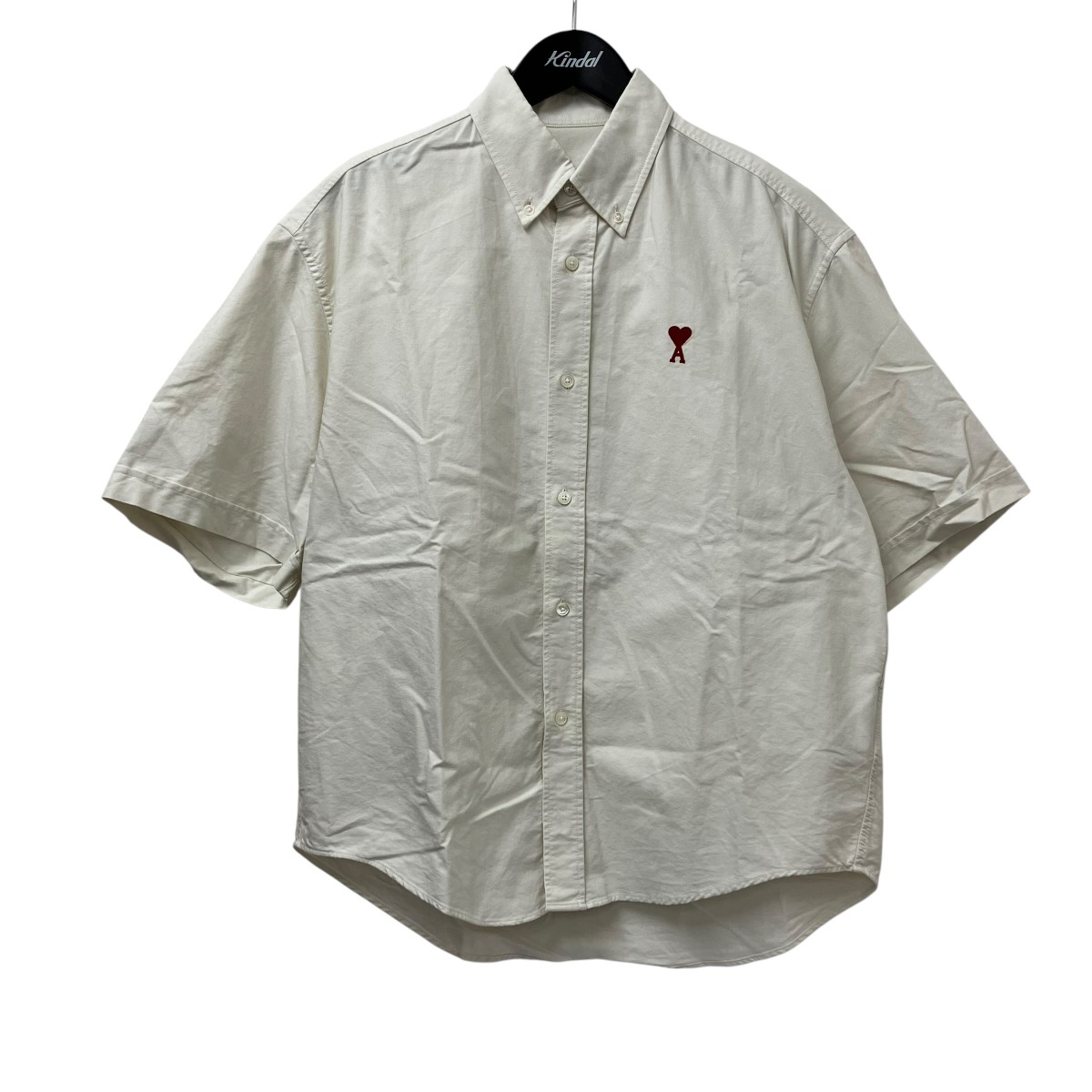 【中古】AMI PARIS 半袖プルオーバー HSH230．CO0031 象牙色 大きさ：XXS 【090626】（意中の女パリス）