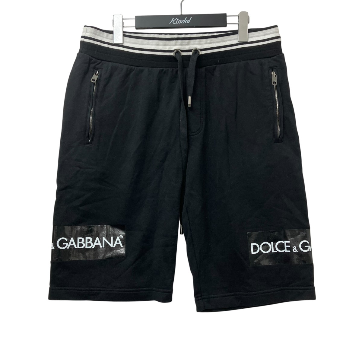 【中古】DOLCE ＆ GABBANA 二分の一ズボン下 黒いこと 大きさ：52 【090626】（ドルチェアンドガッバーナ）