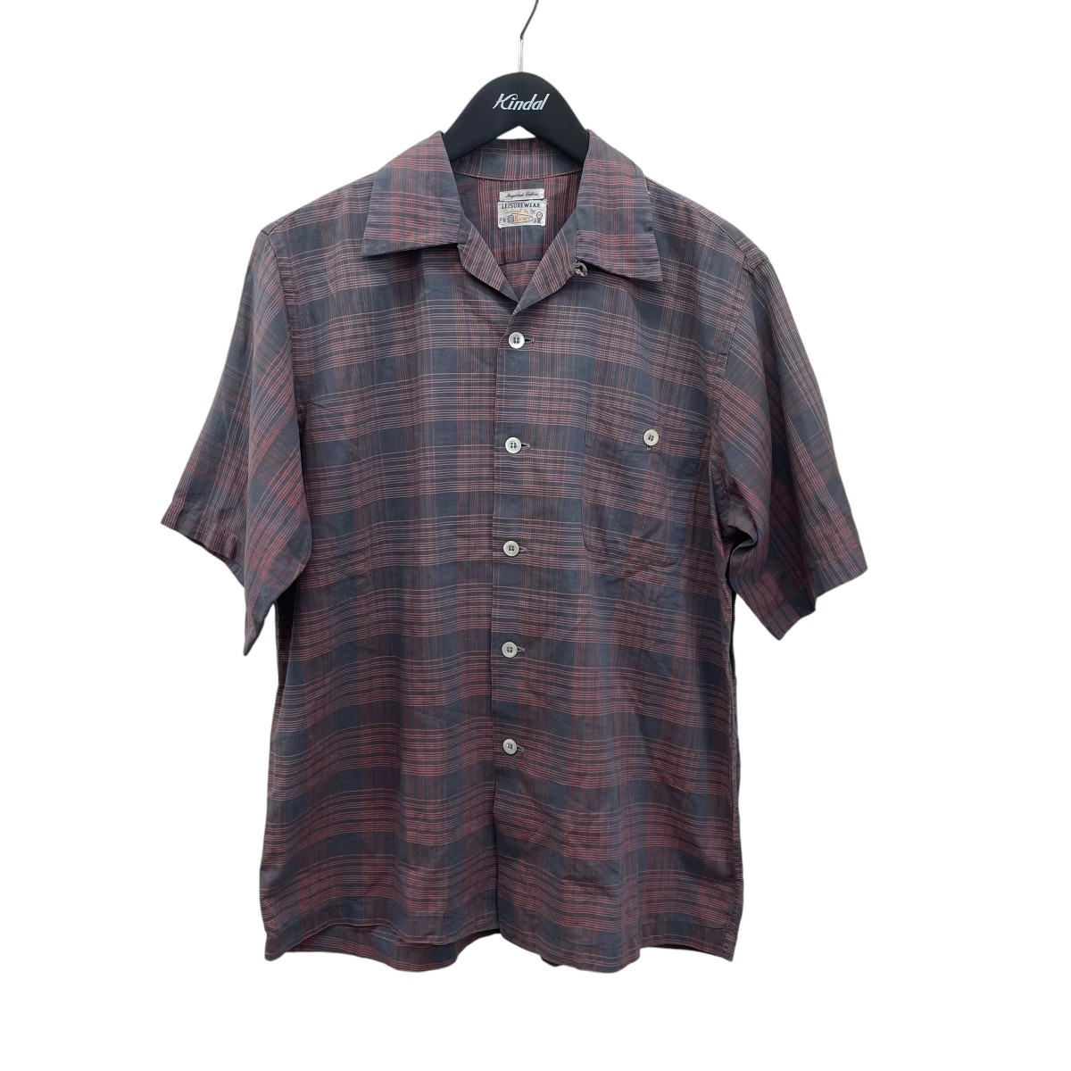 【中古】RAMEY Leisurewear 50s 半袖プルオーバー 薄墨色 大きさ：M 【090626】（レイミーレジャーウェア）