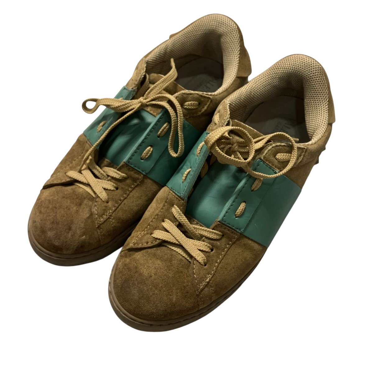 【中古】VALENTINO ローカットスニーカー 赤銅色 大きさ：41 【090626】（ヴァレンチノ）