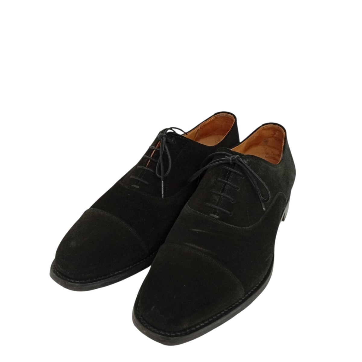 【中古】SCOTCH GRAIN×HIROKAWA スウェードシューズ F-5316 黒いこと 大きさ：26.0珊 【090626】（スコッチグレイン）