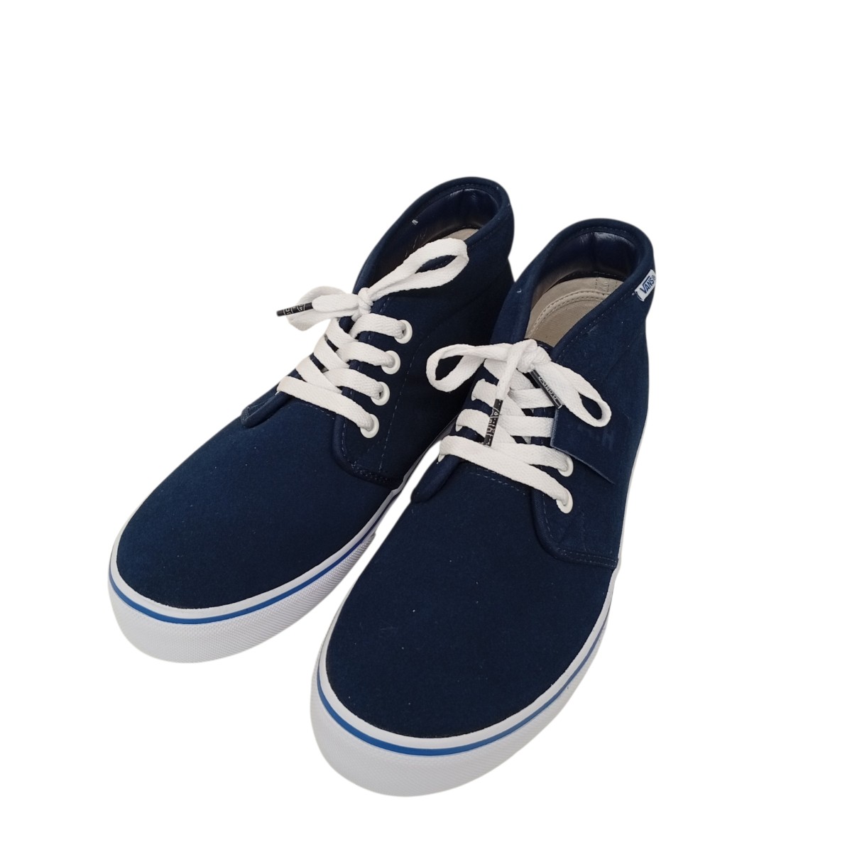 【中古】VANS×A．H CHUKKA ハイカットスニーカー V49CF 米国海軍 大きさ：27.5珊 【090626】（バンズ）