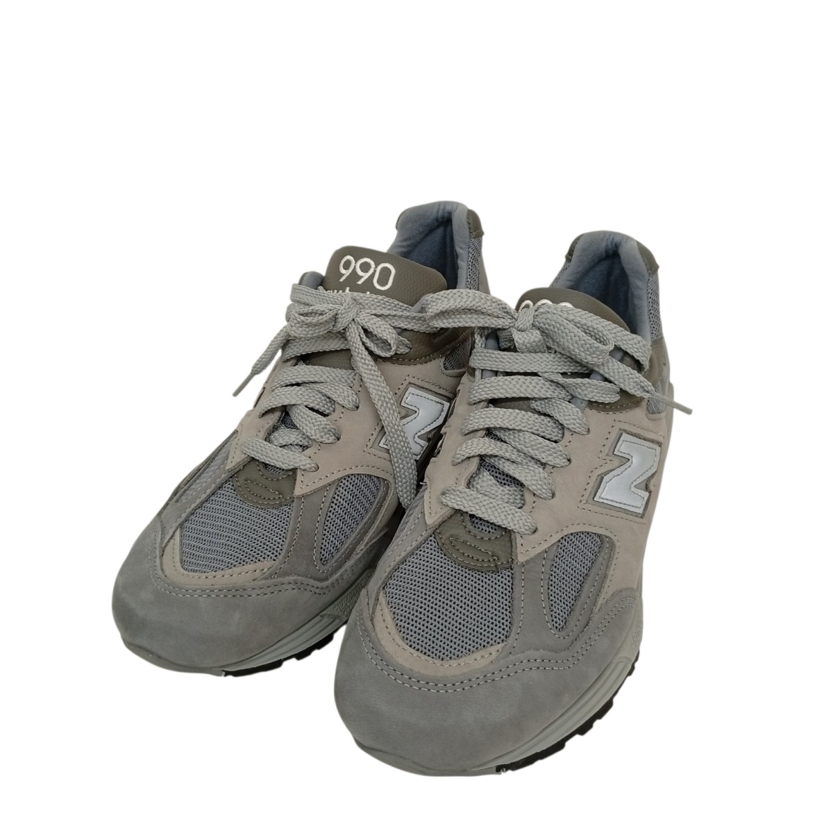 【中古】NEW BALANCE×WTAPS スニーカー M990WT2 薄墨色 大きさ：27.5珊 【090626】（ニュー平衡にする×ダブルタップス）