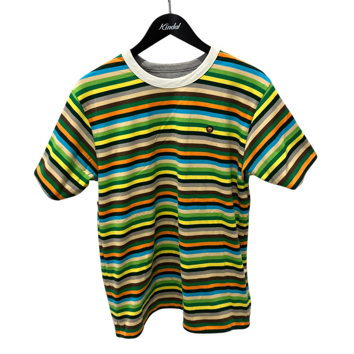 【中古】BABY MiLO 半袖カットソー 薄墨色×緑であること 大きさ：M 【090626】（ベイビーマイロ）