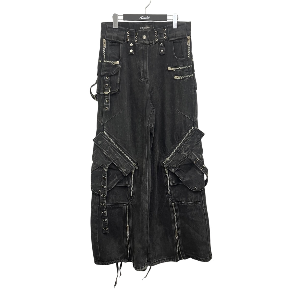 【中古】NO／FAITH STUDIOS ジーンズズボン下 黒いこと 大きさ：M 【090626】（ノーフェイスストゥディオス）