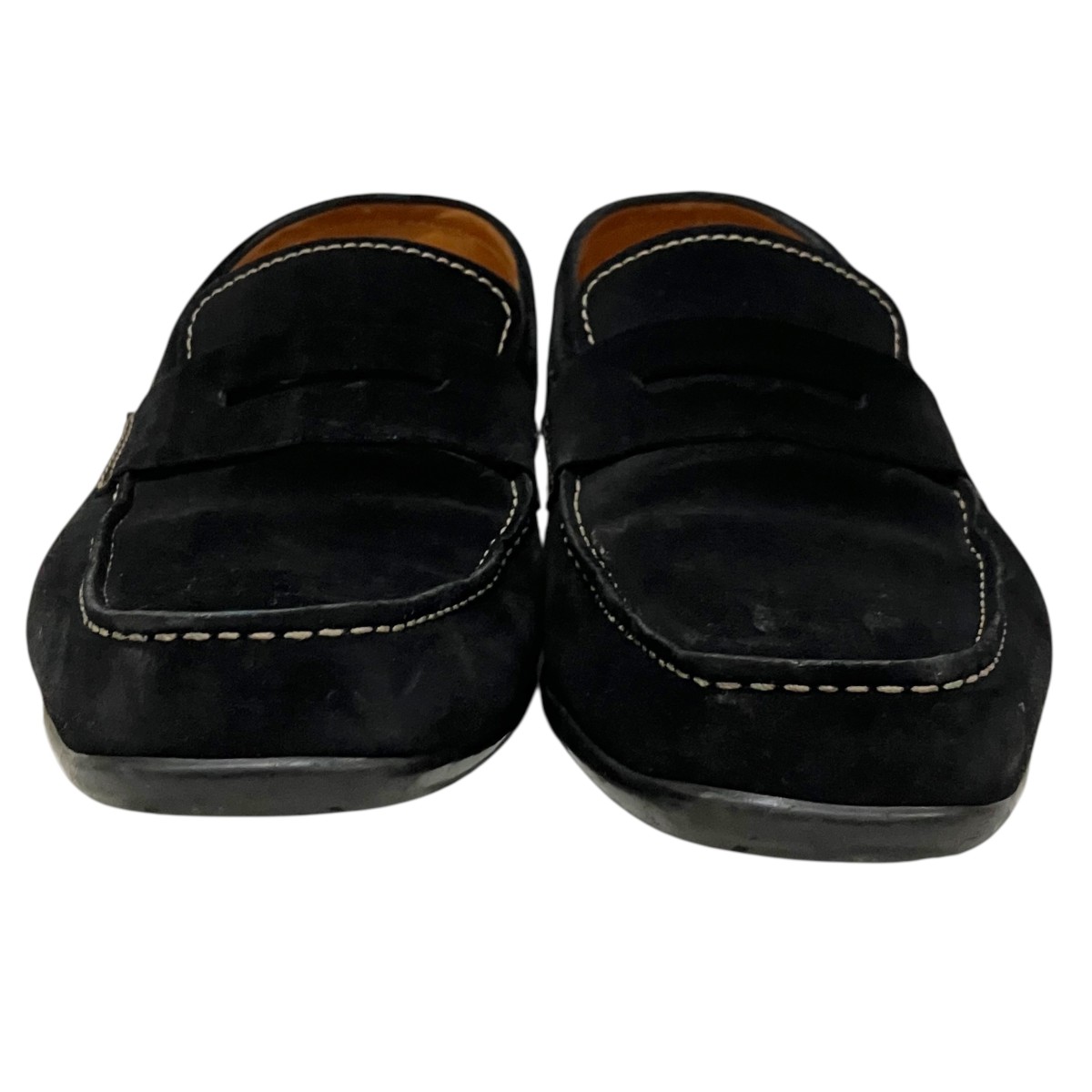 【中古】J．M．WESTON スエードローファー J1-501-625-01 黒いこと 大きさ：6 1/2 【090626】（ジェイエムウェストン）