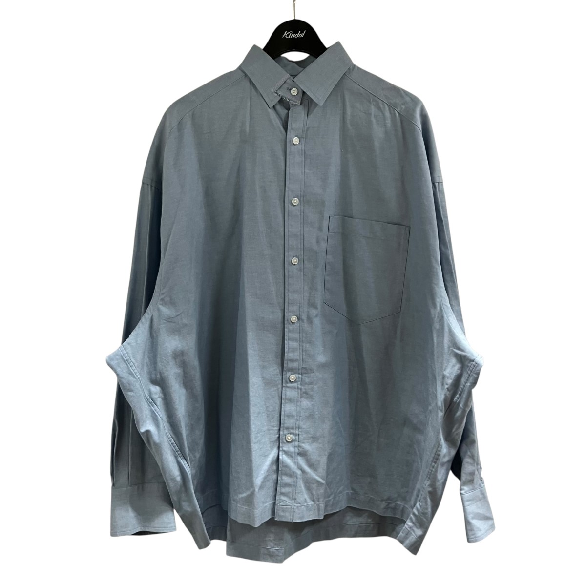 【中古】KOLOR シャンブレーシャツ 天の原青色 大きさ：2 【090626】（色合い）