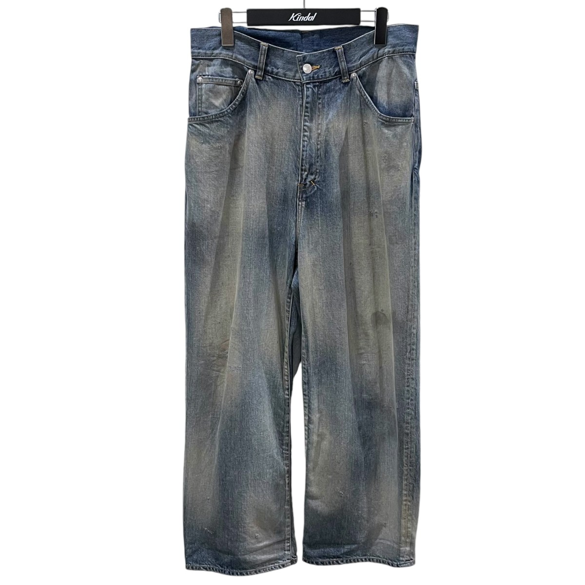 【中古】ANCELLM 26SS 工業ジーンズズボン下 #01 MIDTAPERED 5P DENIM PANTS ANC-#01-26SS インディゴ 大きさ：1 【090626】（アンセルム）