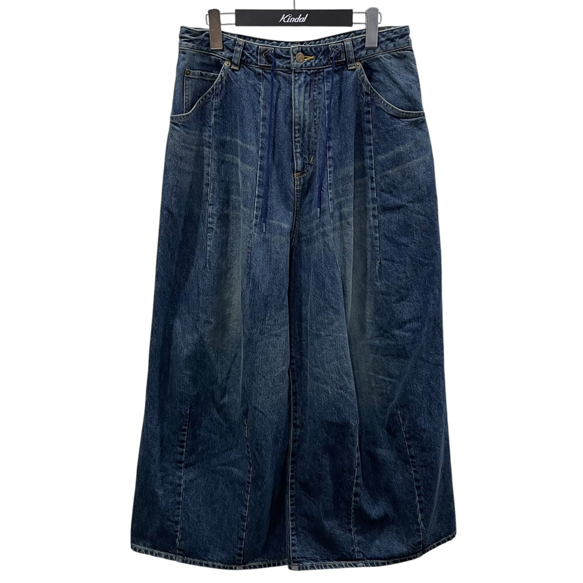 【中古】Needles 25AW ワイドデニムパンツ H．D． Buggy Jean - 12薬局衡オンス Denim ヒザデル バギージーンズ 12薬局衡オンスジーンズ SX202 インディゴ 大きさ：S 【090626】（ニードルズ）