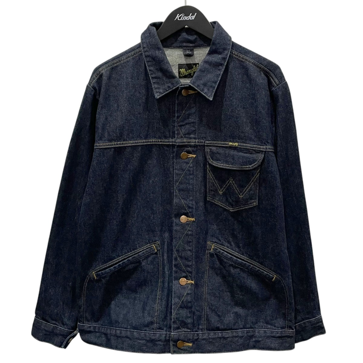 【中古】Wrangler×FOLL 24AW ジーンズ上衣 124MJ addict WS9360 インディゴ 大きさ：L 【090626】（ラングラー×フォル）