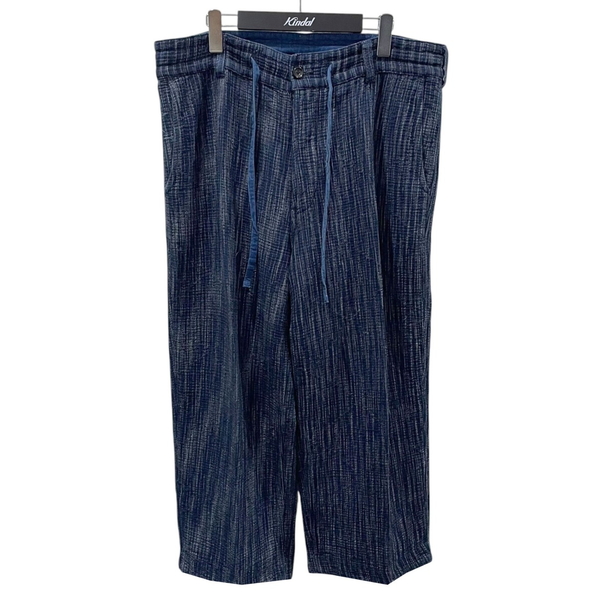 【中古】Porter Classic 刺し子織りズボン下 KASURI WIDE PANTS カスリワイドパンツ 米国海軍 大きさ：L 【090626】（ボーイ古典派音楽）