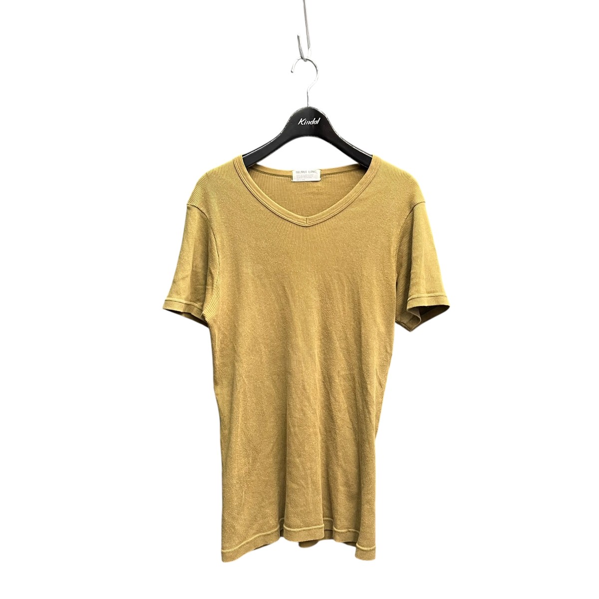 【中古】HELMUT LANG 半袖カットソー カーキ 大きさ：MA 【090626】（ヘルムートラング）