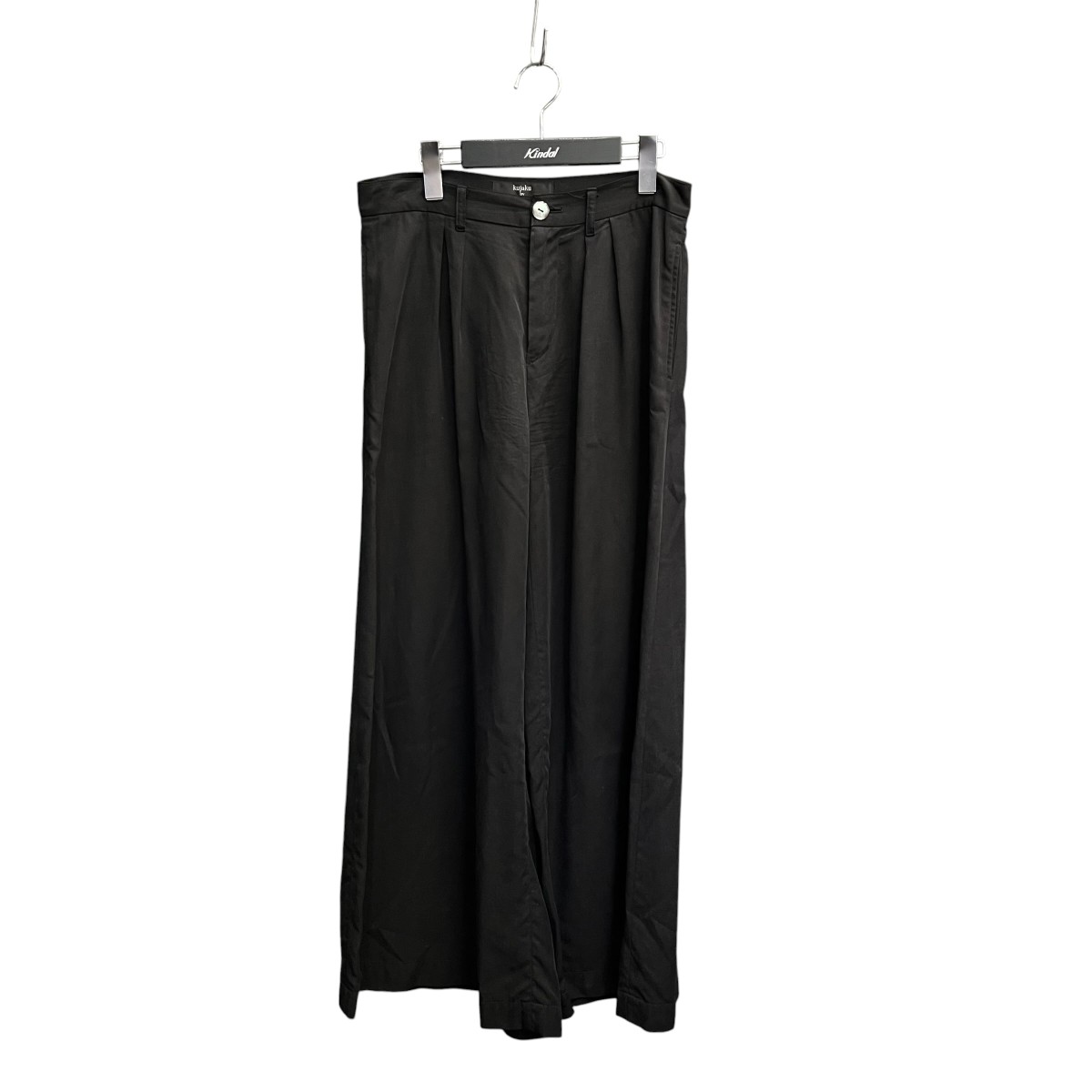 【中古】kujaku 什独居室 スラックス 黒いこと 大いさ：1 【090626】（孔雀）