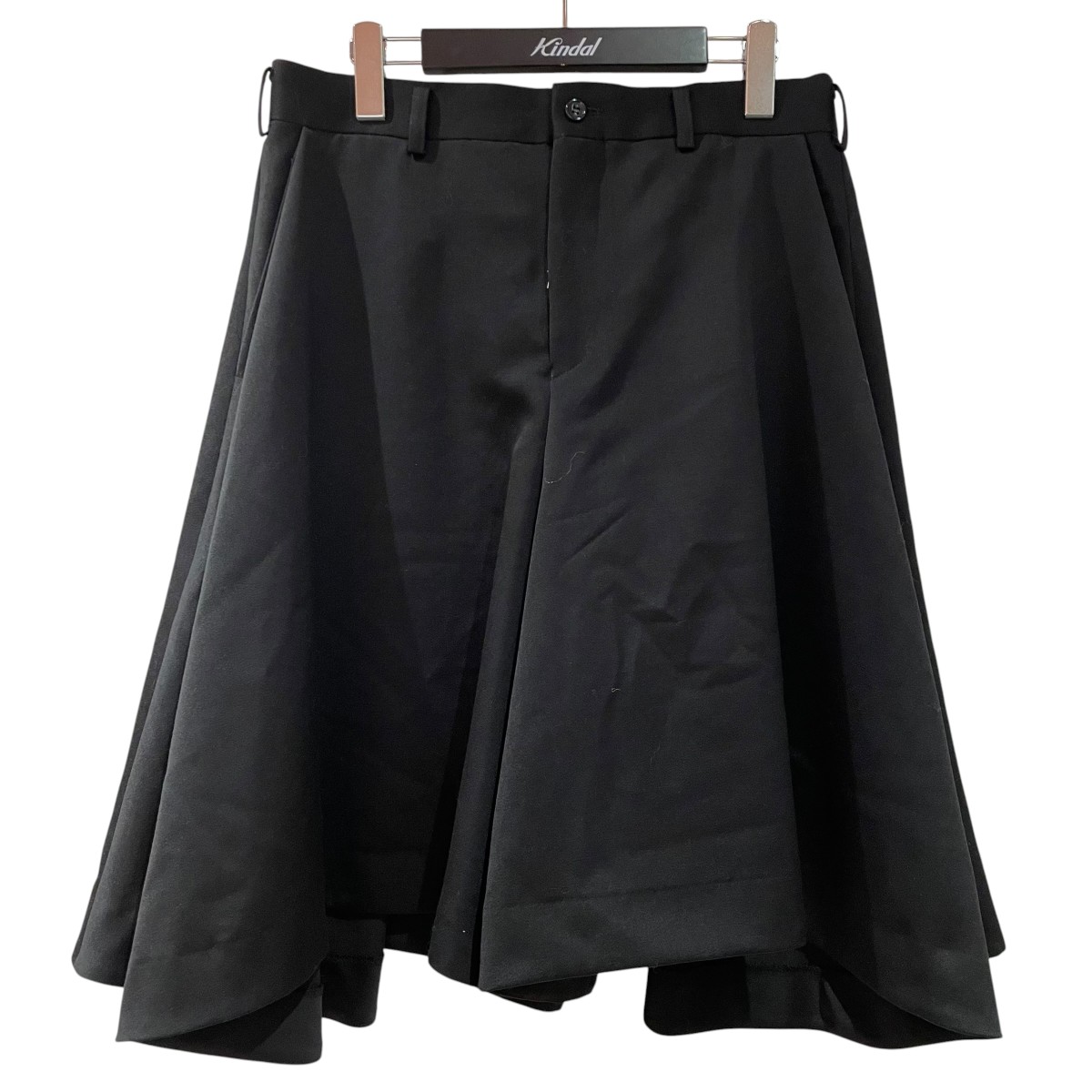 【中古】COMME des GARCONS HOMME PLUS 26SS 二分の一ズボン下 PQ-P017 黒いこと 大きさ：S 【090626】（コムデギャルソンオムプリュス）