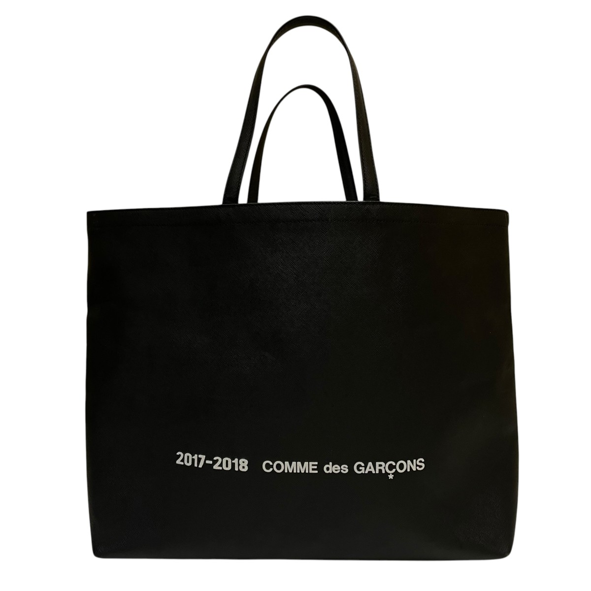 【中古】COMME des GARCONS 2017-2018年秋冬寄せあわせ レザートートバッグ GT K201 黒いこと 大きさ：FREE 【090626】（コムデギャルソン）