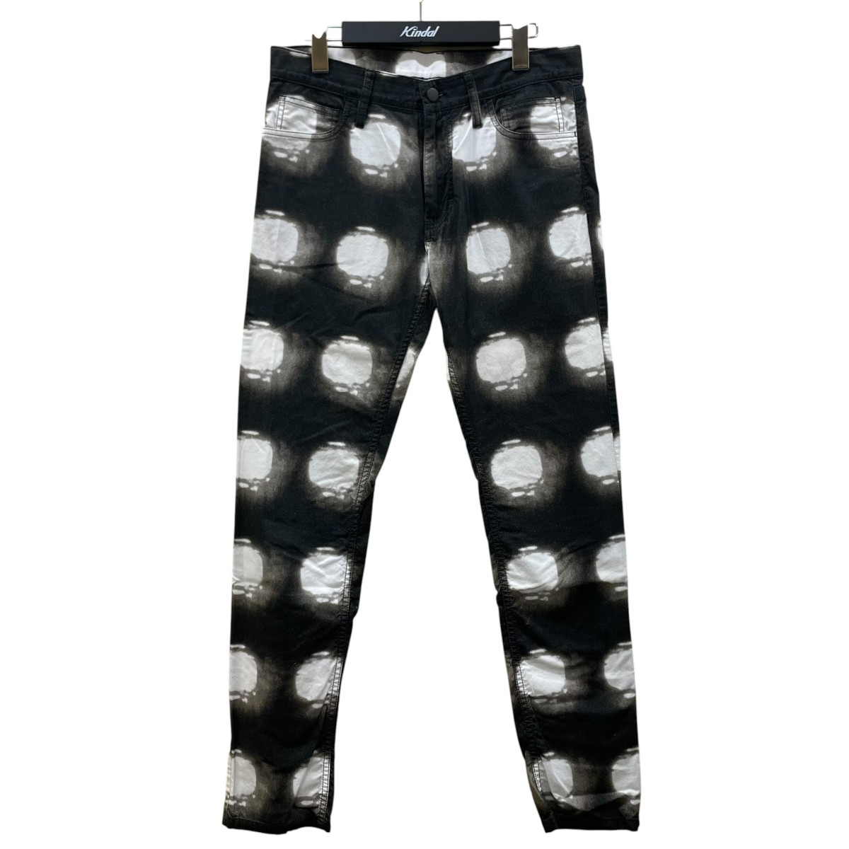 【中古】ANN DEMEULEMEESTER 14AW 一点 ズボン下 21 01 742040 黒いこと×白いこと 大いさ：XS 【090626】（アンドゥムルメステール）
