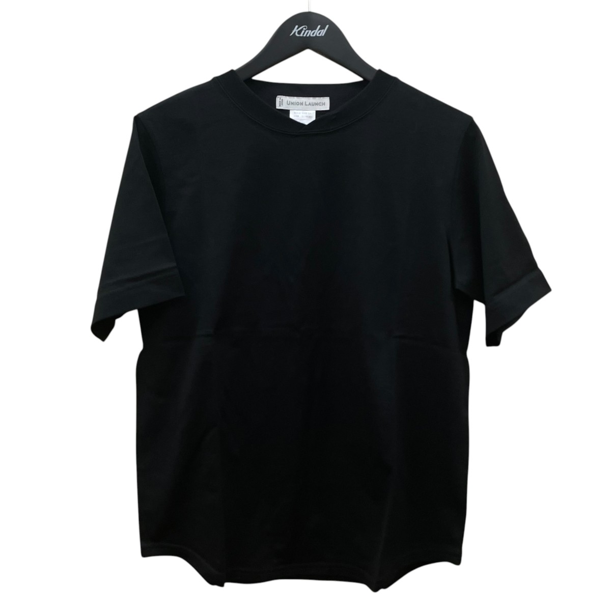 【中古】UNION LAUNCH 無地 半袖ティーシャツ 綿織物ティーシャツ 1155 CJ 黒いこと 大いさ：FREE 【090626】（単位労働組合昼食会）