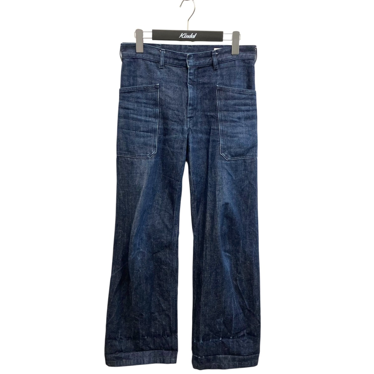 【中古】HYKE ジーンズズボン下 161-13088 インディゴ 大きさ：2 【100626】（山歩き）