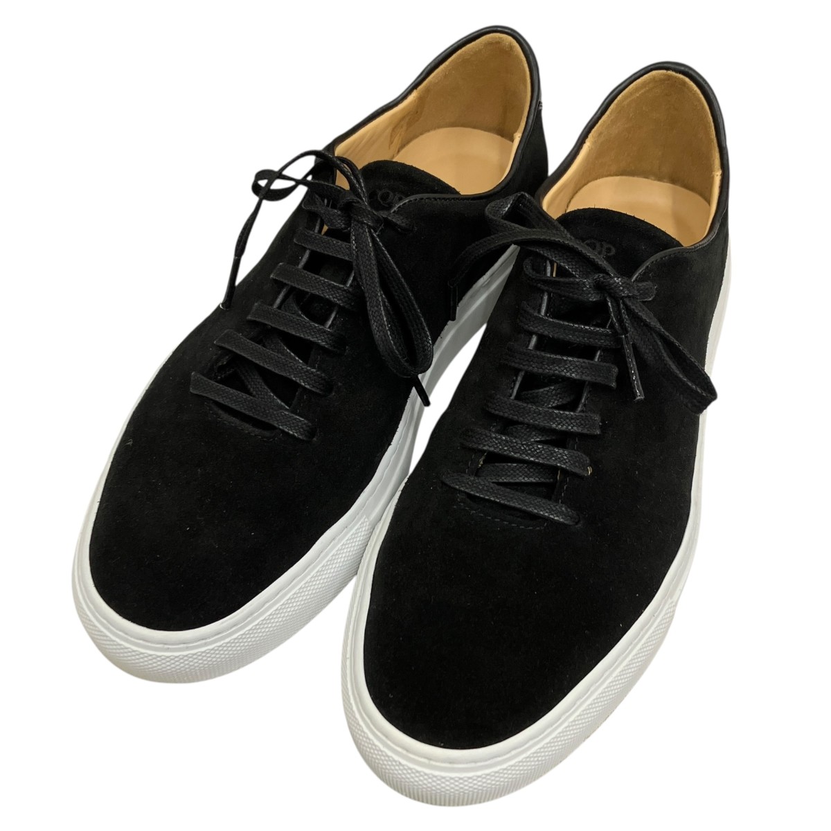 【中古】C．QP スニーカー 黒いこと×白いこと 大きさ：38(約24.0～24.5糎) 【100626】（シーキューピー）
