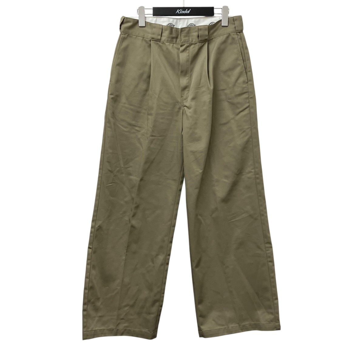 【中古】Dickies×ok．soon ズボン下 ベージュ 大きさ：L 【100626】（ディッキーズ）