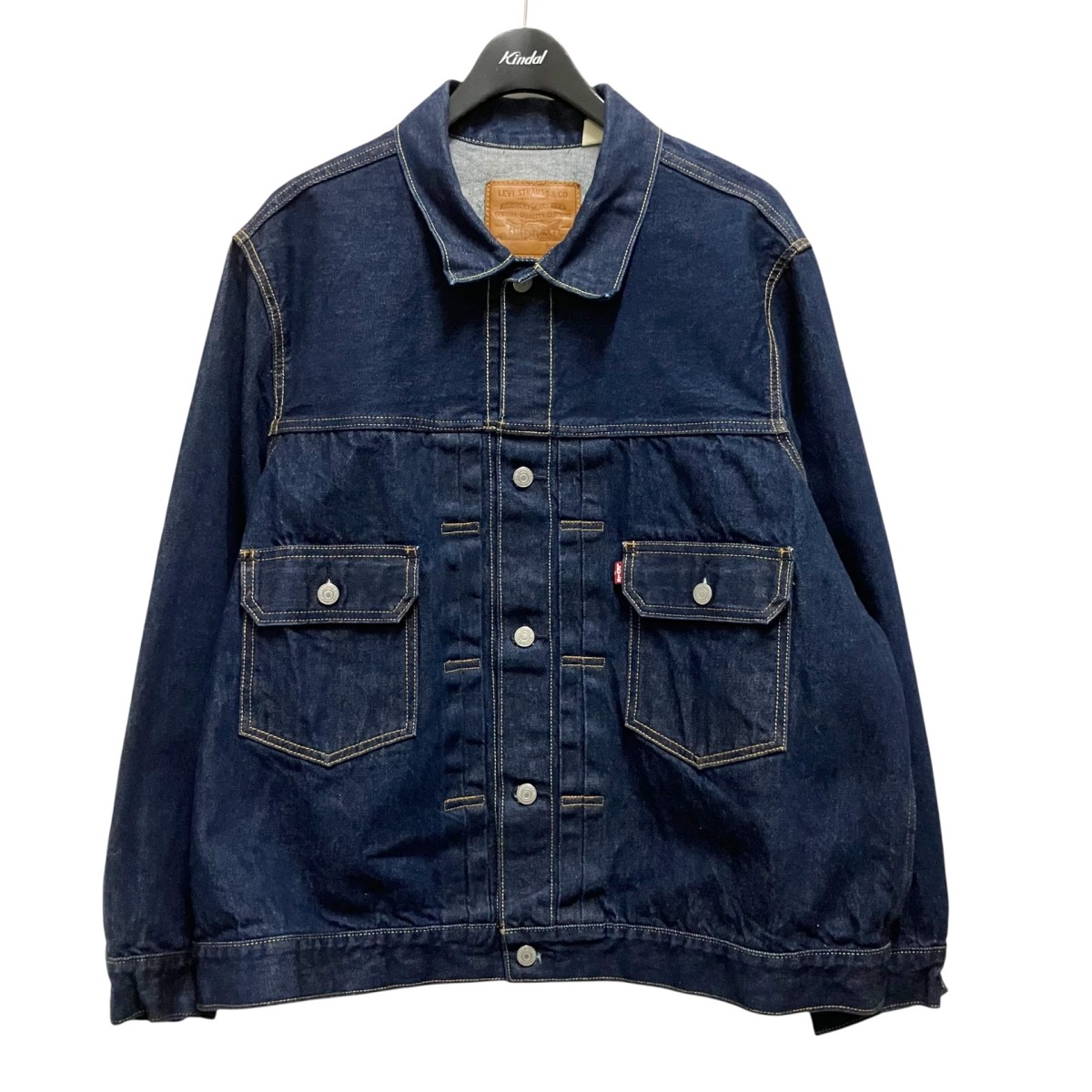 【中古】LEVI’S PReMIUM 2nd ジーンズ上衣 パソコン9 0022T 0000 インディゴ 大きさ：XXL 【100626】（リーヴァイズジーンズ割り増し金）