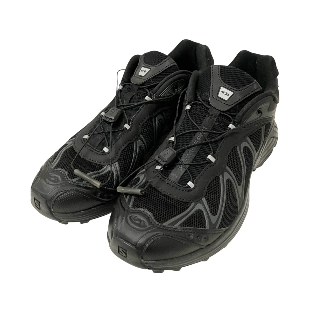 【中古】SALOMON ローカットスニーカー 477620 黒いこと 大きさ：27糎 【100626】（サロモン）