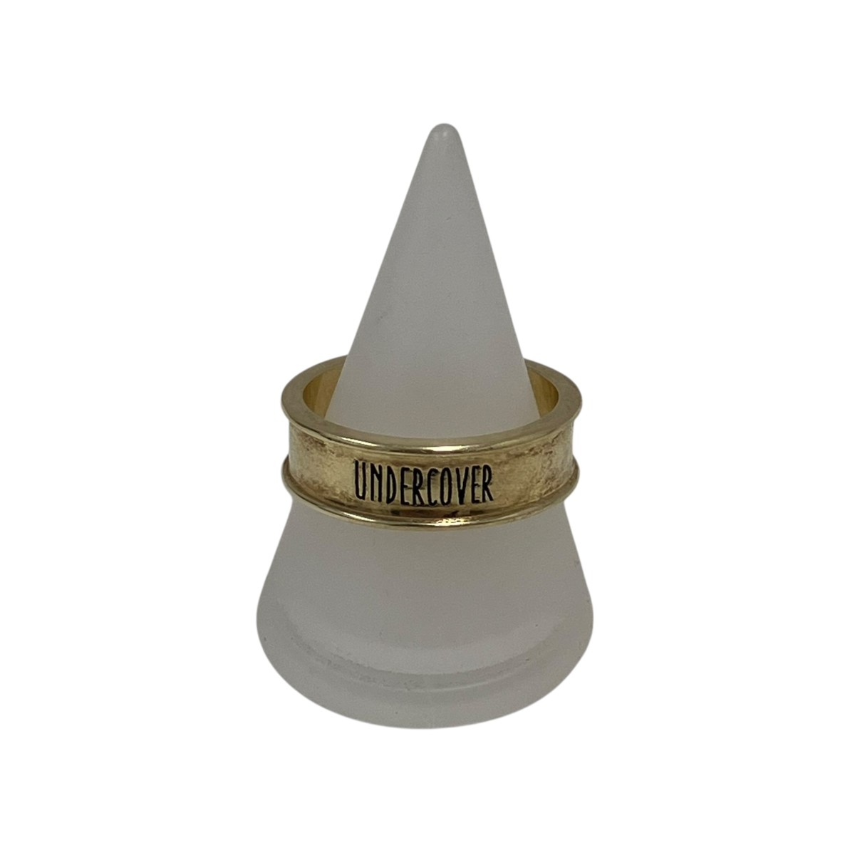 【中古】UNDERCOVER 輪っか ゴールド 大きさ：19号 【100626】（アンダー押しかぶせる）