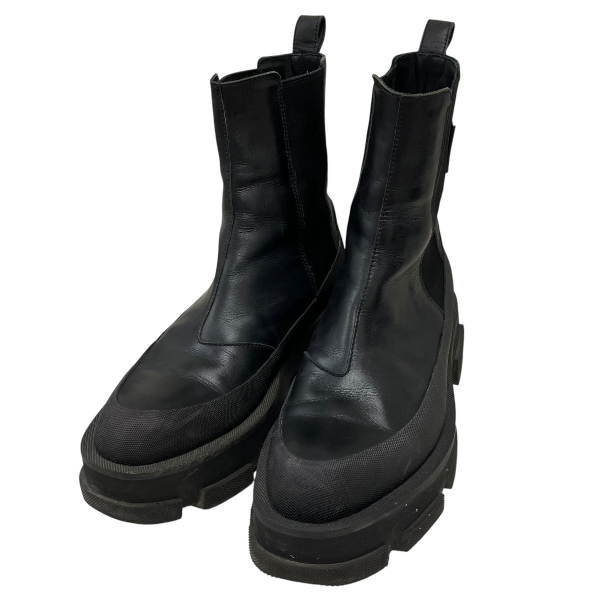 【中古】Both GAO PLATFORM CHELSEA-BLACK サイドゴアブーツ 黒いこと 大きさ：41 【100626】（ボース）
