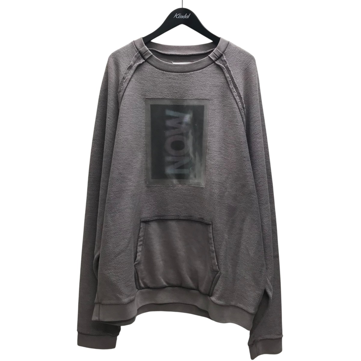 【中古】Maison Margiela インサイドアウトスウェット パープル 大きさ：48 【100626】（メゾンマルジェラ）