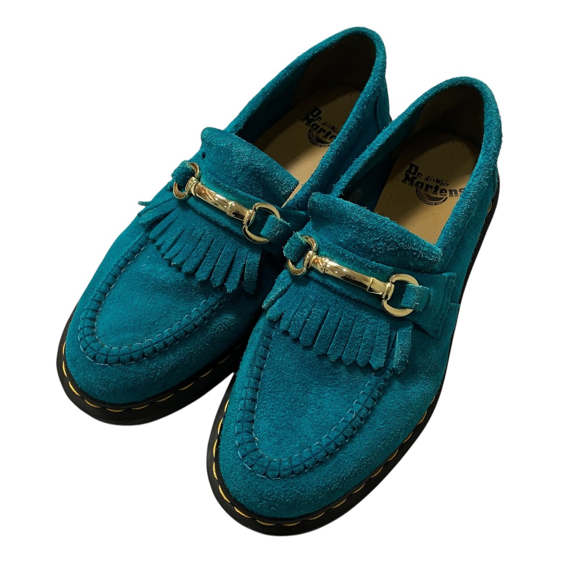 【中古】Dr．Martens スエードタッセルローファー 天の原青色 大きさ：41 【100626】（御医者さんマーチン）