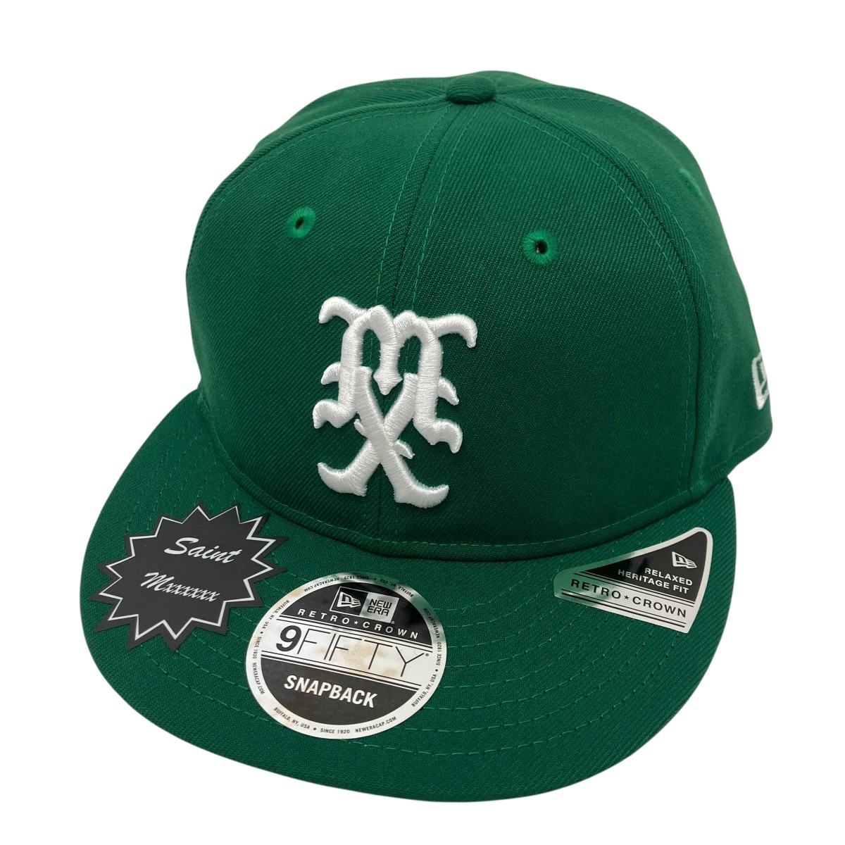 【中古】New Era×SAINT MICHAEL 旗がしら 緑であること 大きさ：- 【100626】（ニュー内鰓×仙マイケル）