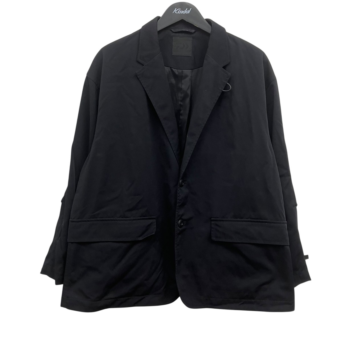 【中古】DAIWA PIER39 TECH LOOSE 2B JACKET TWILL 上衣 黒いこと 大きさ：S 【100626】（ダイワピア39）