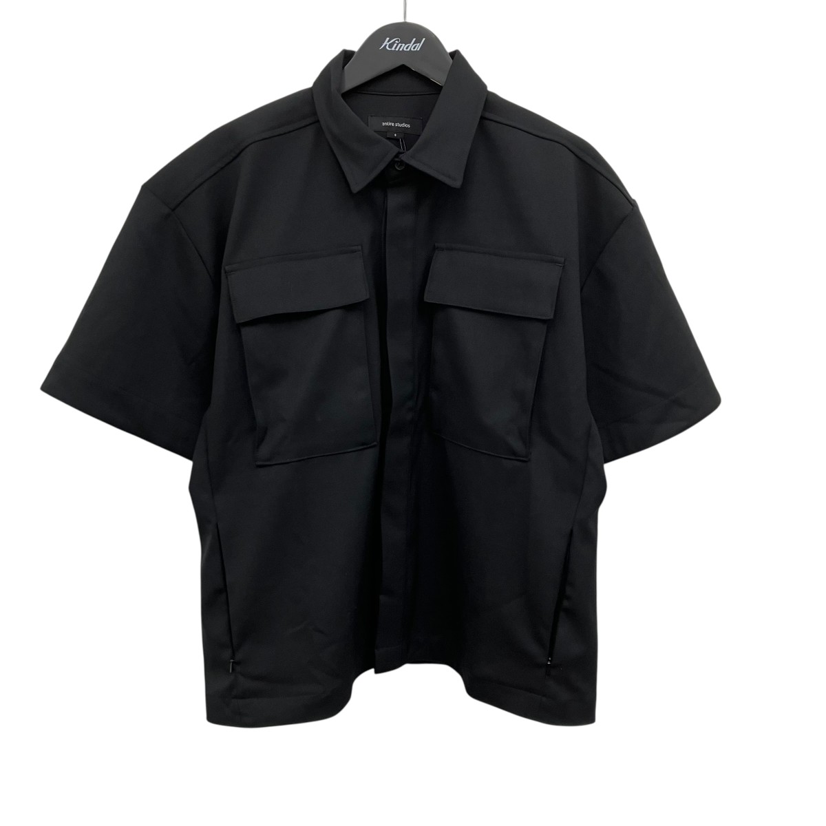 【中古】ENTIRE STUDIOS 半袖プルオーバー 黒いこと 大きさ：S 【100626】（エンタイアスタジオ）