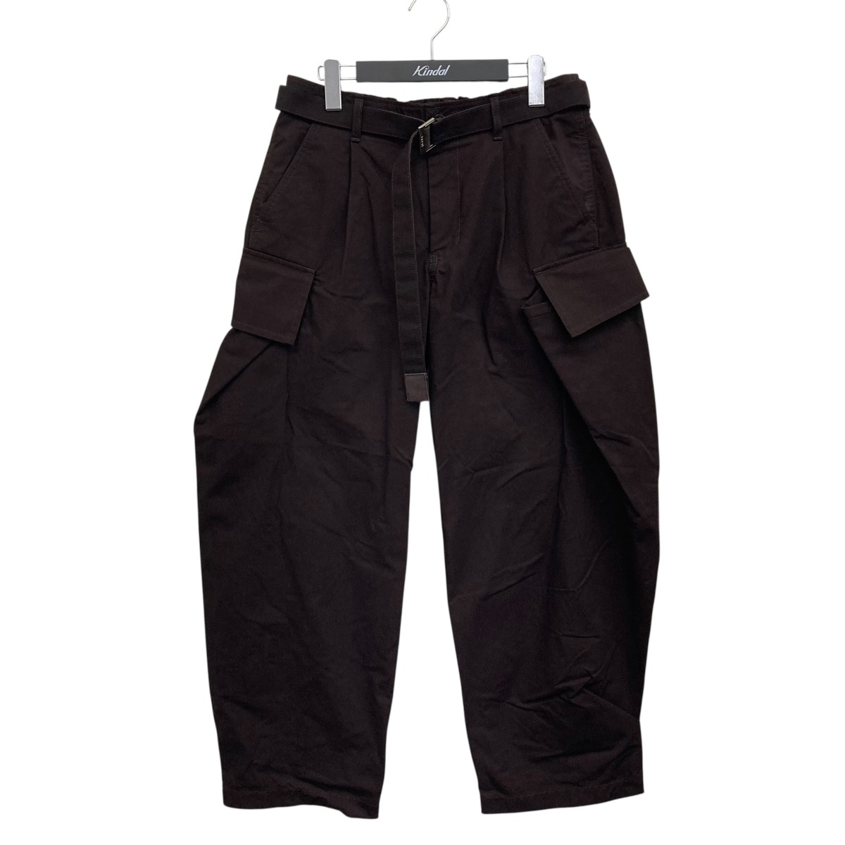 【中古】sacai Rip Stop Pants カーゴパンツ ブラウン サイズ:2 【100626】(サカイ)|ブランド古着のカインドオル
