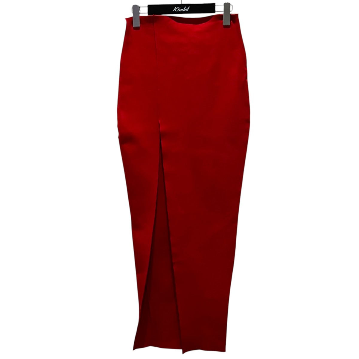【中古】RICK OWENS　スリットスカート RO01D2685 レッド サイズ：XL 【100626】（リックオウエンス）｜ブランド古着のカインドオル