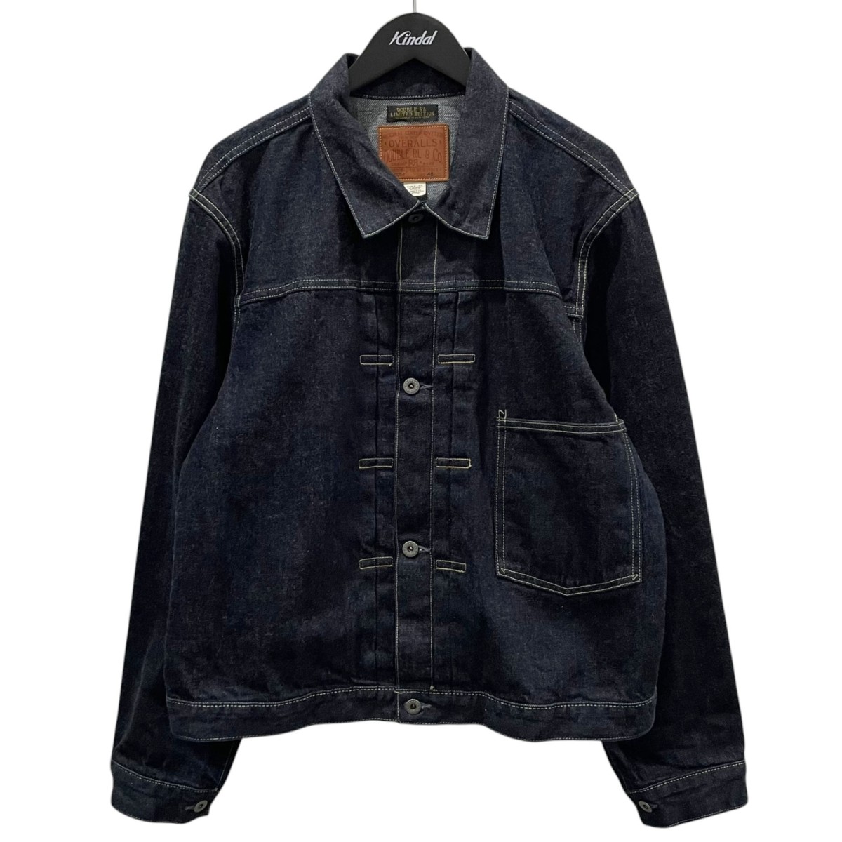 【中古】RRL×BEAMS PLUS ジーンズ上衣 TYPE 1 JACKET 50th T-BACK O254／38-18-0981-770／ インディゴ 大きさ：48/XL 【100626】（ダブルアールエル×ビームスプラス）