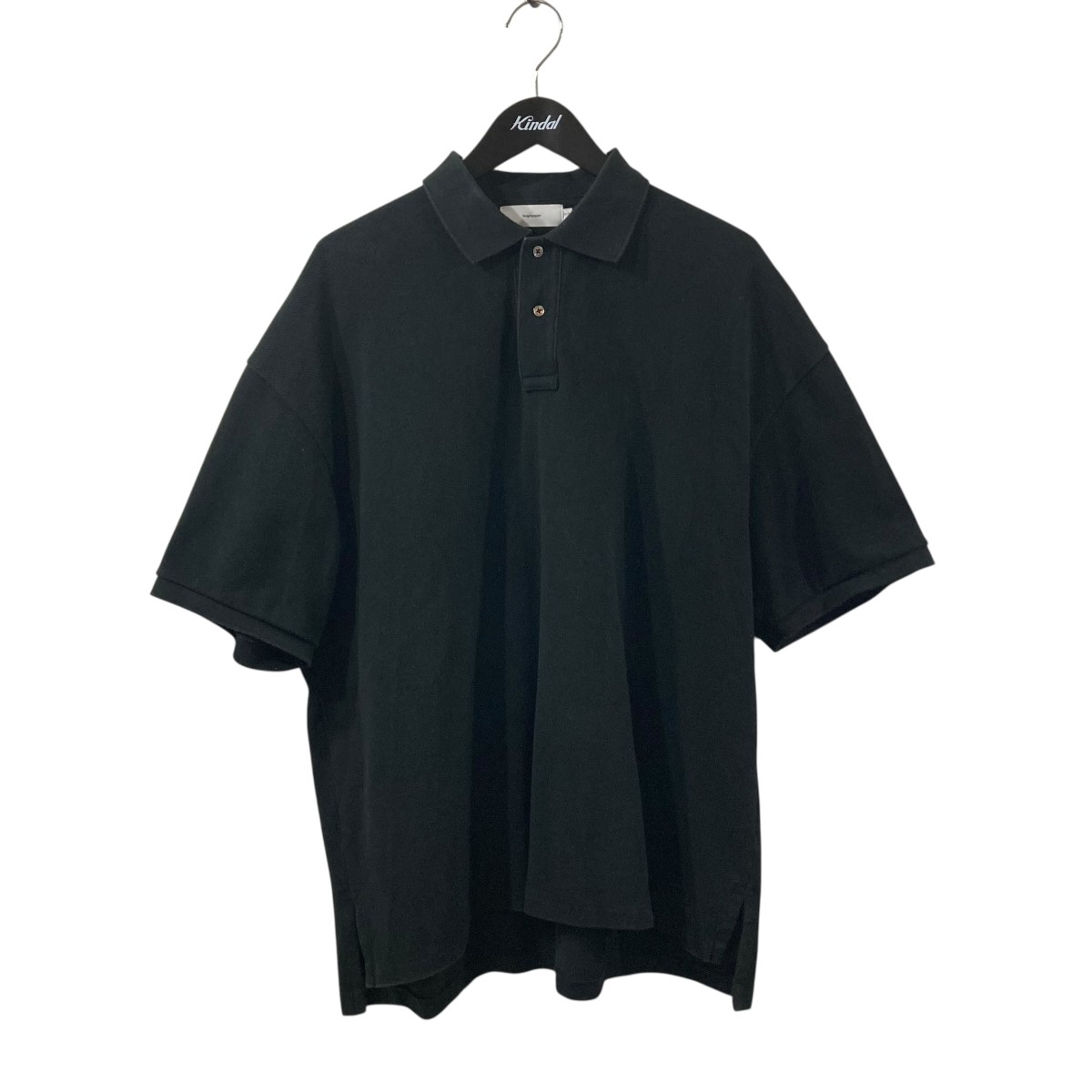 【中古】Graphpaper Cotton Pique Jersey S S Polo 半袖ポロシャツ GM234-70115A ブラック サイズ:S 【100626】(グラフペーパー)|ブランド古着のカインドオル