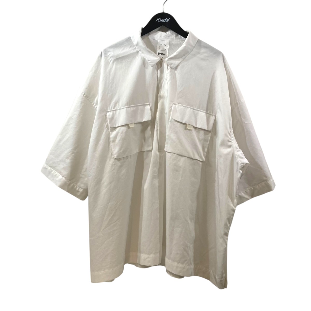 【中古】NORMAL EXPERT×Graphpaper 半袖プルオーバー 白いこと 大きさ：XXL 【100626】（並大抵 老練家×グラフ記録調査報告）